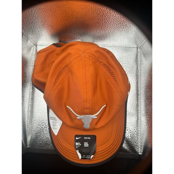 Nike Texas Longhorns On-Field Club Cap Adjustable Hat - Burnt Orange - New - Picture 1 of 5